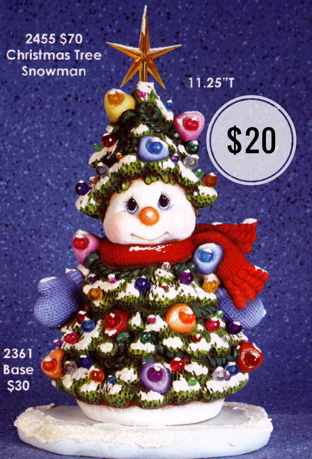 “Snowman” Christmas Tree