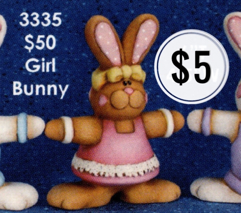 Small Gingerbread Girl Bunny